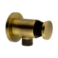 RICAMBI Держатель для лейки cо штуцером, 1/2", бронза