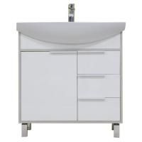 Тумба под раковину АКВАТОН РИКО 76 1A215401RIB90 (напольная, белый/ясень), шт