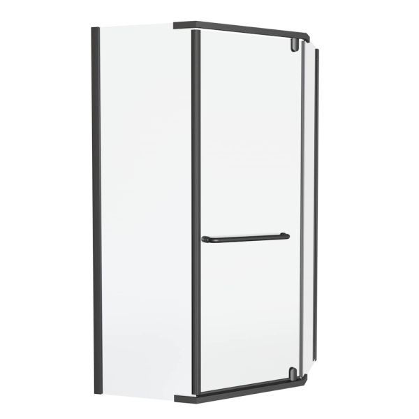 Душевой уголок Knotlor FCD100CG0GM 5-тиугольный 100х100х200, оружейная сталь