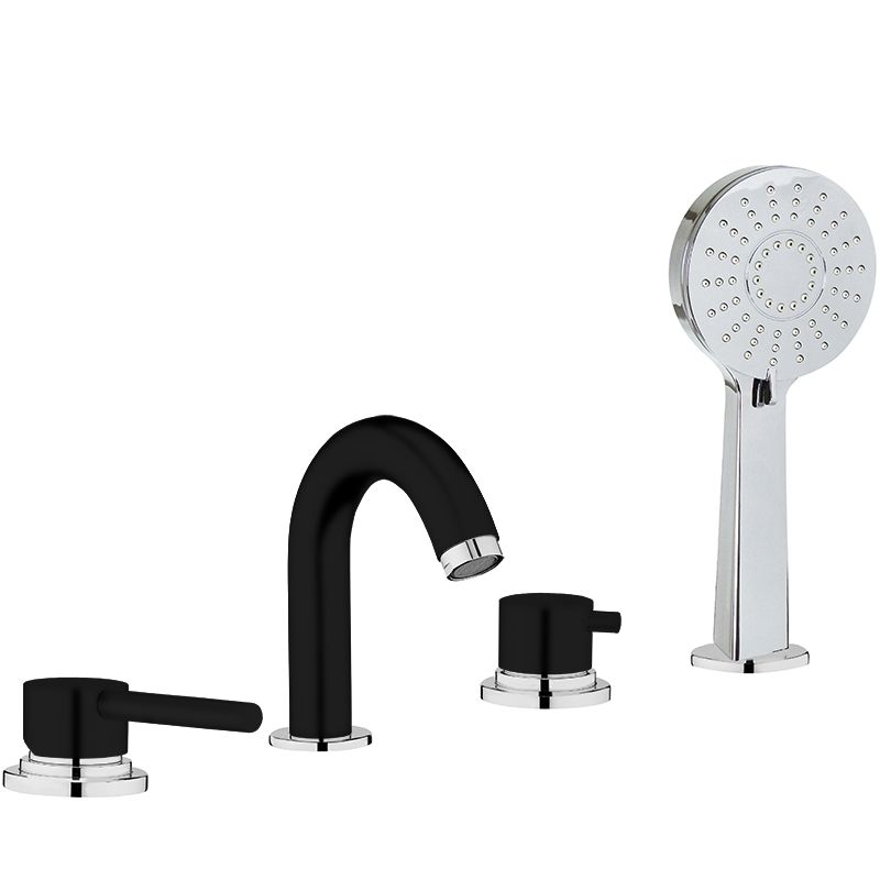 Смеситель на борт ванны Webert Elio EL850701 Хром глянцевый