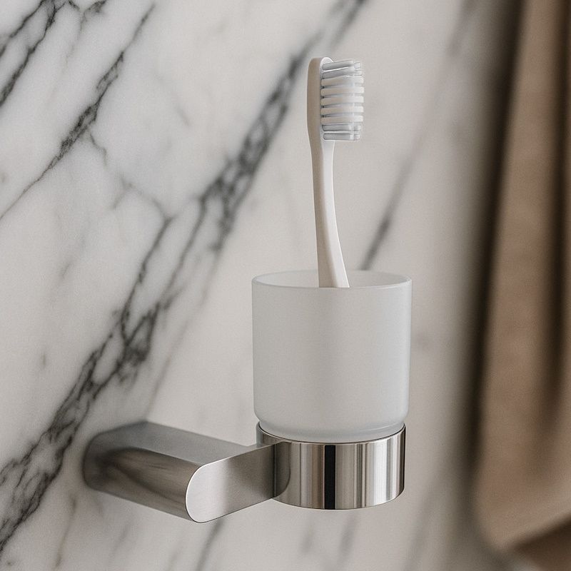 Стакан для ванной комнаты Knotlor SC102C, хром, артикул SC102C