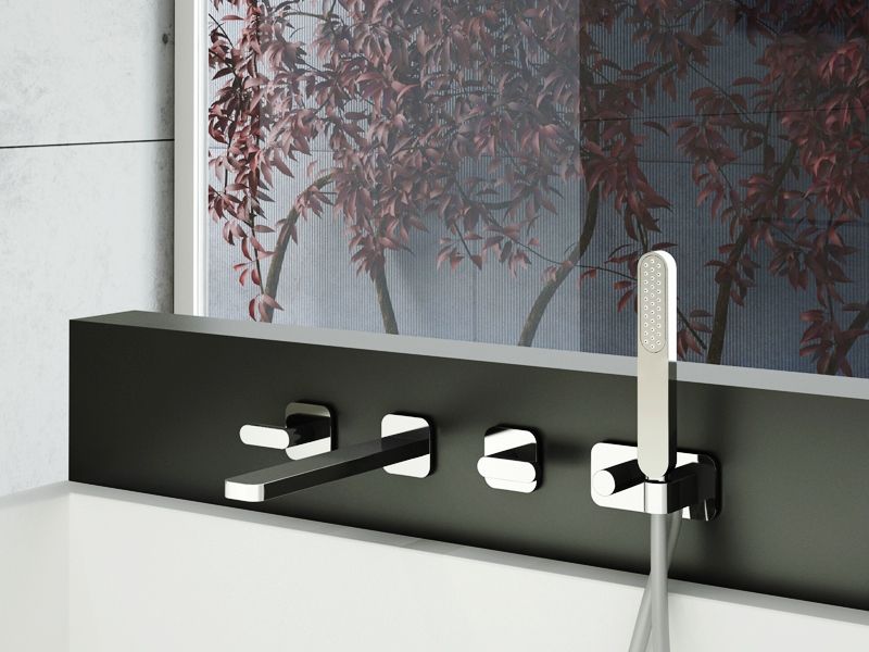 Смеситель для ванны Webert Living LV720901 Хром