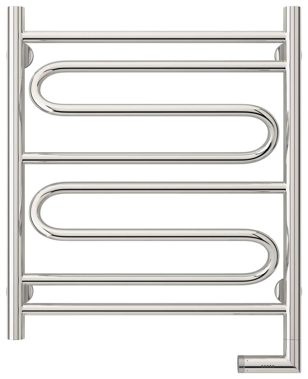 Полотенцесушитель электрический "ЭЛЕГИЯ 2.0" 600х500 / МЭМ правый (Без покрытия)