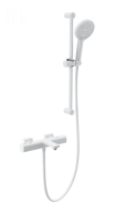 Смеситель для ванны с душем и термостатом WONZON & WOGHAND SOLID, Белый матовый (WW-C2011- A-MW)