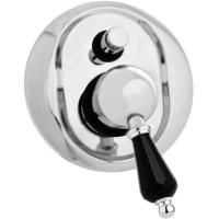 Смеситель для душа Cezares Vintage VINTAGE-VDIM черная ручка Хром Смеситель для душа Cezares Vintage VINTAGE-VDIM черная ручка Хром