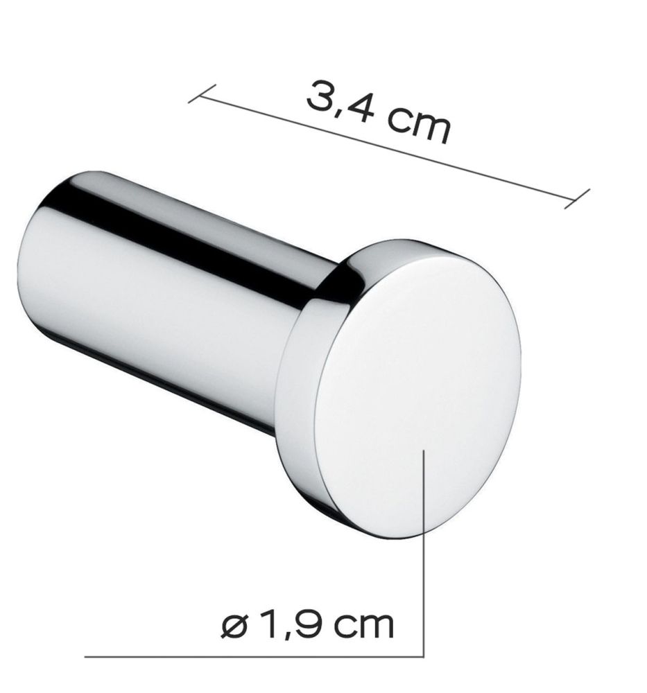 Gedy Canarie, крючок одинарный, цвет хром