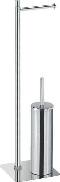 Gedy Artu, стойка: бумагодержатель/металлический ёрш, цвет хром