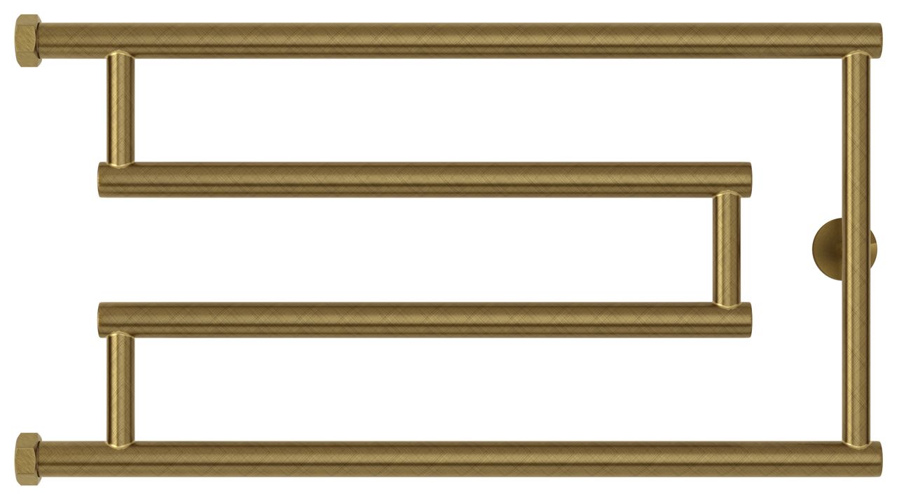 Полотенцесушитель водяной High-Tech model "G+" 320х650 (Состаренная бронза)