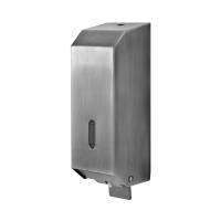 Дозатор, 3SC, Hotel & Hotel, механический (нажимной), ширина, мм-90, глубина, мм-50, высота, мм-165, тип установки-настенный, цвет дозатора-никель сатинированный полированный