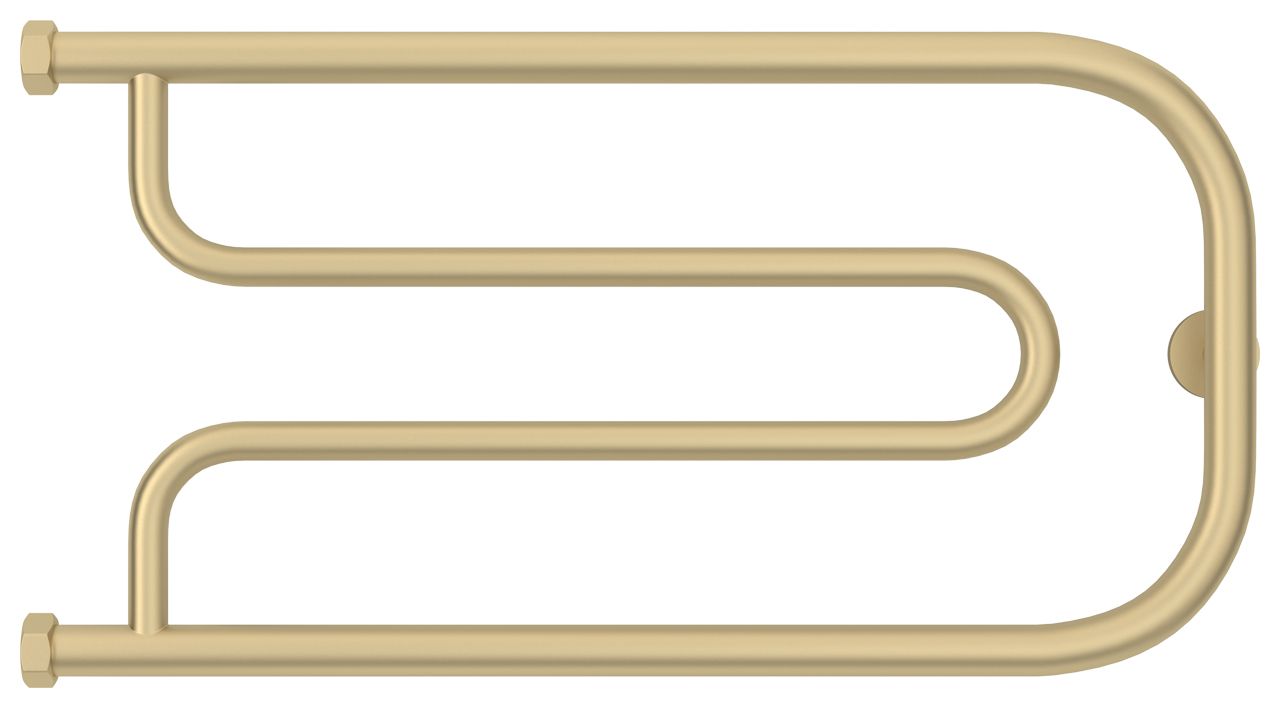 Полотенцесушитель водяной "Гусли+" 320х650 Н. Г. 1" (Матовая шампань)