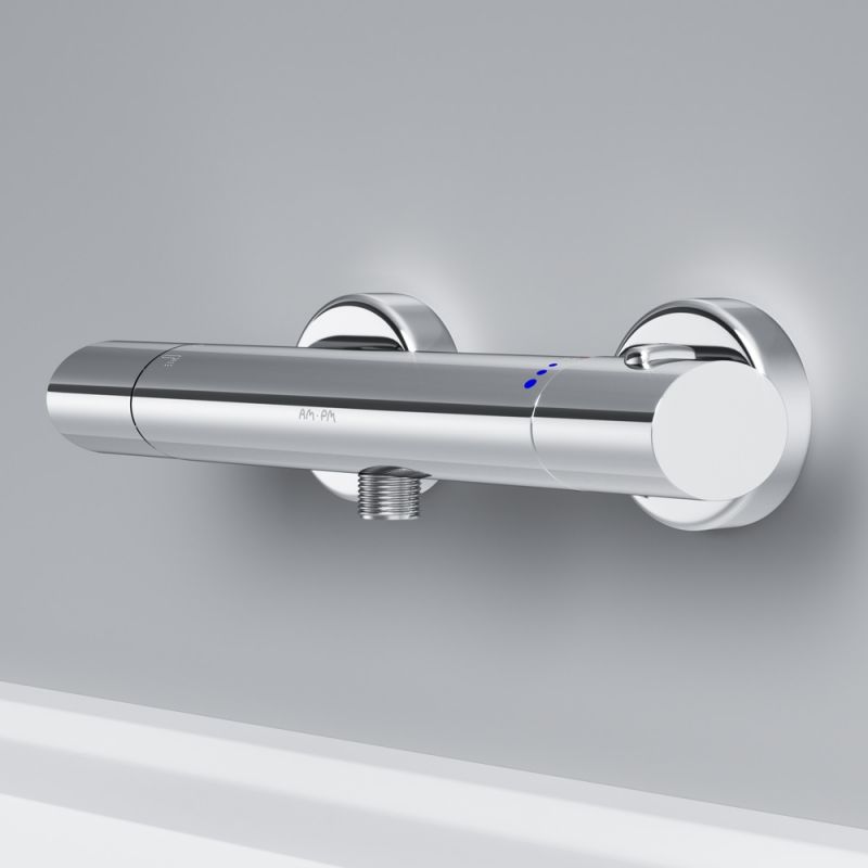Смеситель для душа AM.PM Sense F7540000 с термостатом Хром Смеситель для душа AM.PM Sense F7540000 с термостатом Хром
