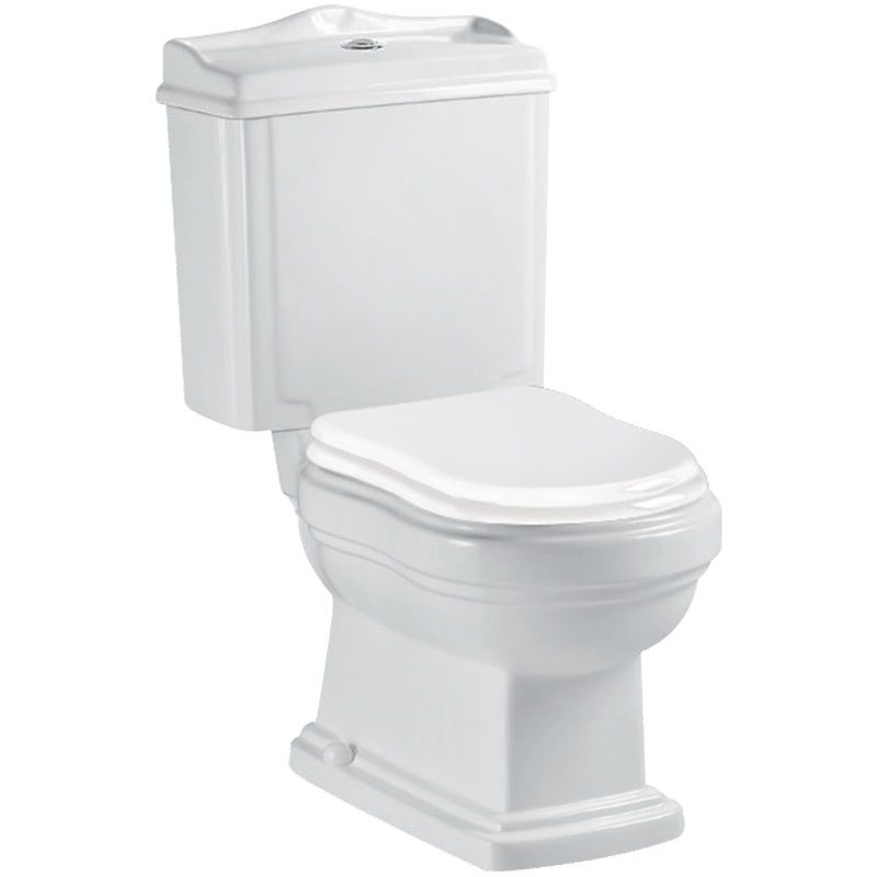 Унитаз компакт Veragio Old Italy VR.OLD-2594.BI без сиденья и бачка