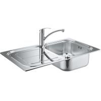 Кухонная мойка со смесителем Grohe K300 31565SD0 Матовая сталь Кухонная мойка со смесителем Grohe K300 31565SD0 Матовая сталь