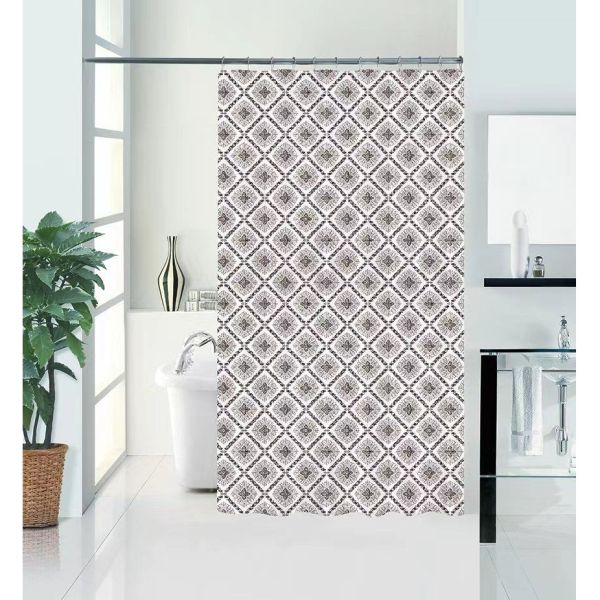 Штора для ванной комнаты Savol S-ZJB1820E, узор