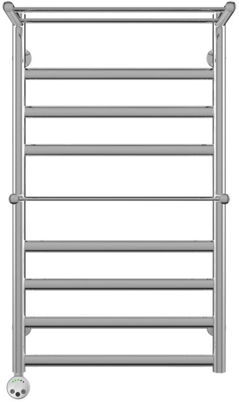 Электрический полотенцесушитель Terminus Хендрикс плюс П9 500x896 4660059921266 с полкой Хром
