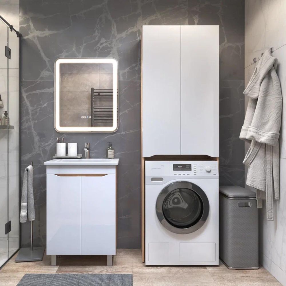 Шкаф под стиральную машину VIGO Grani дуб золотой, 64 см