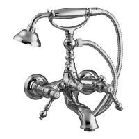 FIMA|Carlo Frattini Epoque Смеситель для ванны внешнего монтажа, с душевым комплектом, цвет хром