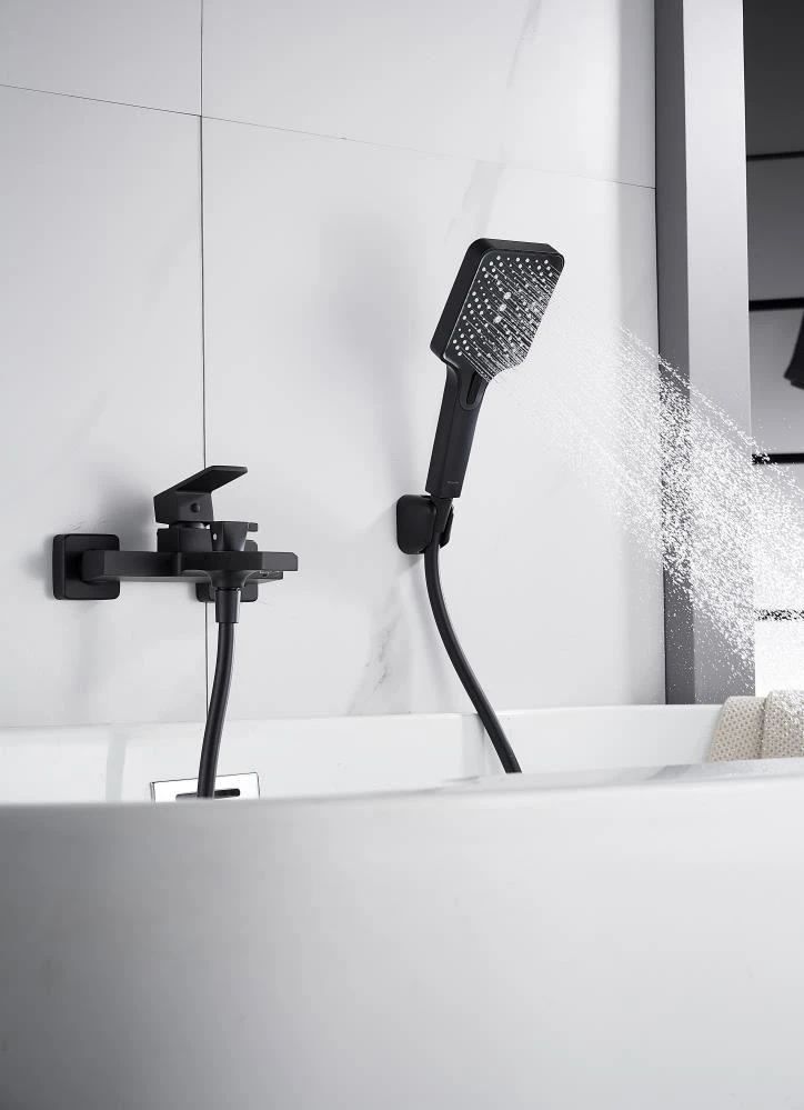 Смеситель для ванны Knotlor KN-22/BL, черный