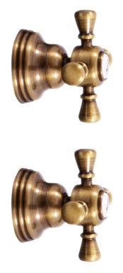 Смеситель классический для душа, скрытый монтаж,БРОНЗА