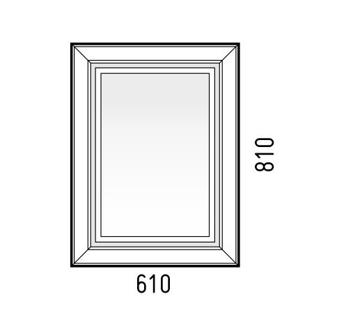 Зеркало LED "Классика 610*810", сенсор Зеркало LED "Классика 610*810", сенсор