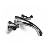 Bongio Mille Nuits Смеситель для раковины, цвет хром/черный фарфор