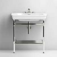 Artceram CIVITAS Структура металлическая Quadra для раковины 68 см, полка сетка, цвет хром