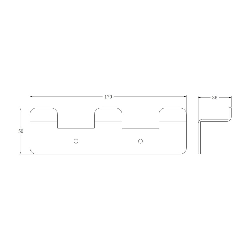 Планка с крючками BELZ B9003-8, белый