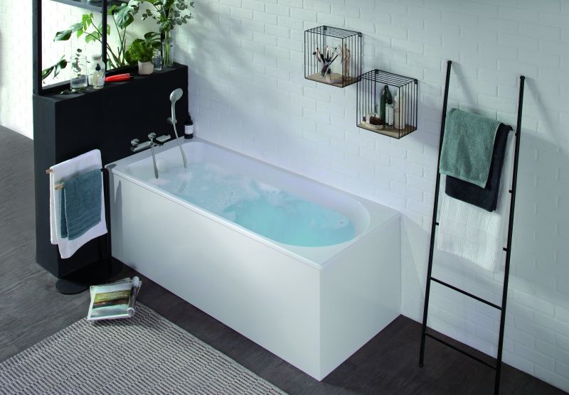 E6D151-00 ванна прямоугольная ODEON RIVE GAUCHE (композит+акрил) /170х70/(белый)