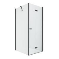 Душевое ограждение NEW TRENDY NEW SOLEO BLACK складные двери R 70x120x195 D-0237A/D-0149B (черный)