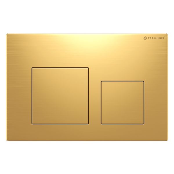 Клавиша смыва Terminus 82K24х16G, золото