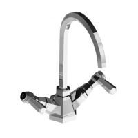 Stella Eccelsa Leve Смеситель для раковины на 1 отверстие 3217P, с донным клапаном и высоким изливом, цвет: хром