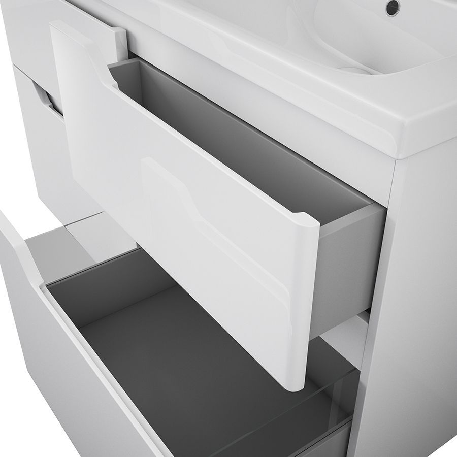 Тумба Hella stor 120, белый лак