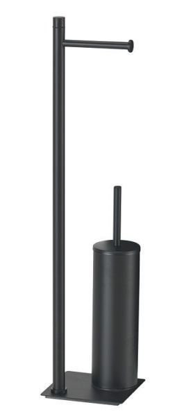 Gedy Trilly, стойка: бумагодержатель/металлический ерш, цвет черный матовый