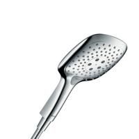 Ручной душ, Hansgrohe, Raindance Select E, диаметр лейки, мм-150, форма-прямоугольная, количество режимов-3, тип струи-RainAir, CaresseAir, Mix, цвет-хром Ручной душ, Hansgrohe, Raindance Select E, диаметр лейки, мм-150, форма-прямоугольная, количество режимов-3, тип струи-RainAir, CaresseAir, Mix, цвет-хром