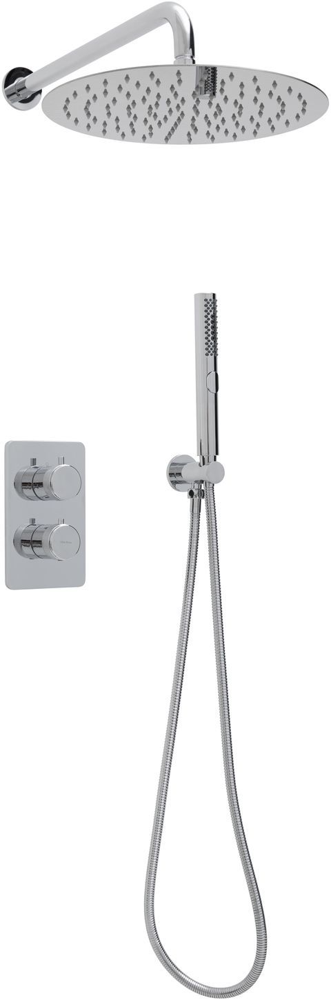 Душевой комплект Allen Brau Priority 5.31013-00 (с внутренней частью, 2 выхода) хром, артикул 5.31013-00