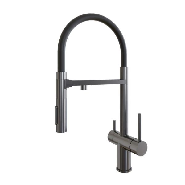 Смеситель для кухни Grandex Aqua Choice-S 9020153, графит