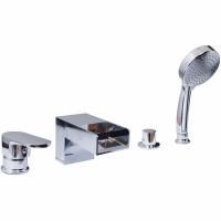 Смеситель на борт ванны Boheme Cascade 493 Хром