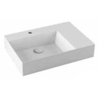 AZZURRA ELEGANCE Squared раковина подвесная/накладная 60х45см c 1 отв. под смеситель , правая, цвет белый AZZURRA ELEGANCE Squared раковина подвесная/накладная 60х45см c 1 отв. под смеситель , правая, цвет белый