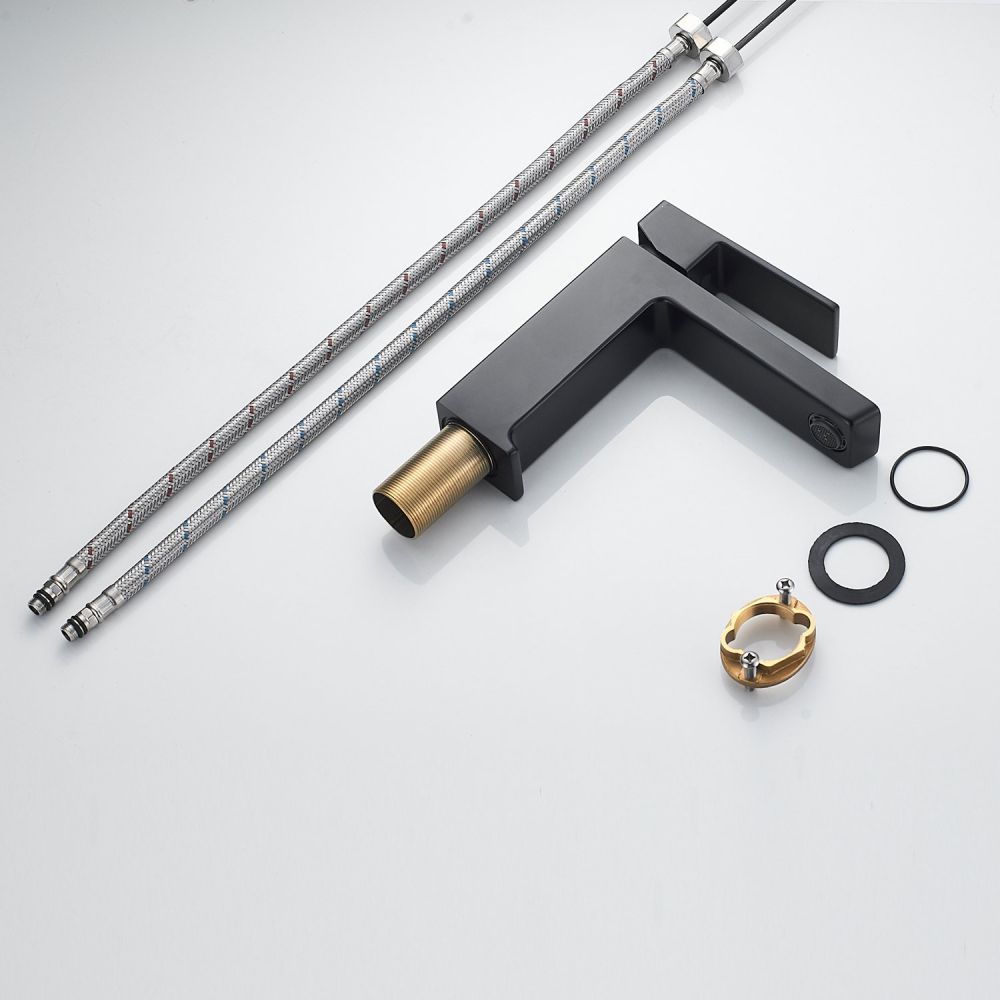 Смеситель для раковины Rose R1801H-1, черный