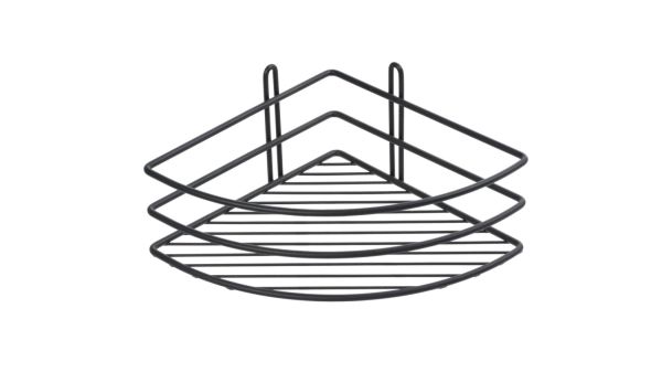 Полка Fixsen угловая одноэтажная черная (FX-710B-1)