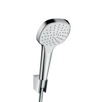 Душевой набор, Hansgrohe, Croma Select E, диаметр лейки, мм-110, количество режимов-1, тип струи-Rain, держатель для душа-есть, шланг-есть, длина шланга, мм-1600, цвет-белый/хром Душевой набор, Hansgrohe, Croma Select E, диаметр лейки, мм-110, количество режимов-1, тип струи-Rain, держатель для душа-есть, шланг-есть, длина шланга, мм-1600, цвет-белый/хром
