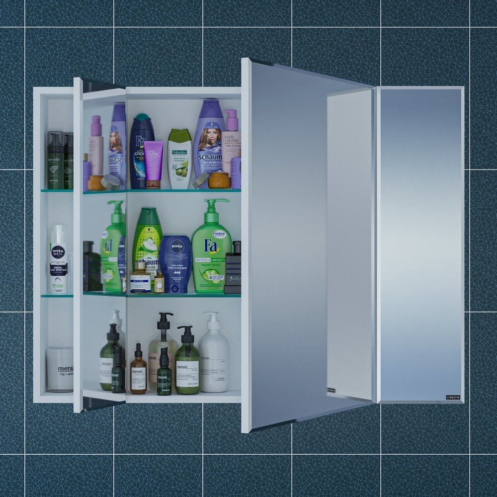 Зеркальный шкаф "Стандарт 100" трельяж фацет