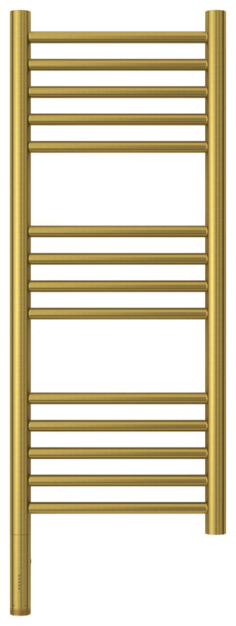 Полотенцесушитель электрический "БОГЕМА 3.0" прямая 800х300 / МЭМ левый (Состаренная латунь)