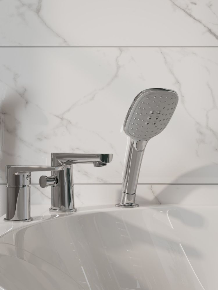 Смеситель на борт ванны Cersanit MODUO однорычажный (64100), артикул 64100