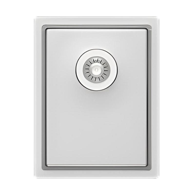Кухонная мойка Florentina ОПТИМА-HM OHM.300.400.В.10.S.10, нержавеющая сталь, артикул OHM.300.400.B.10.S.10
