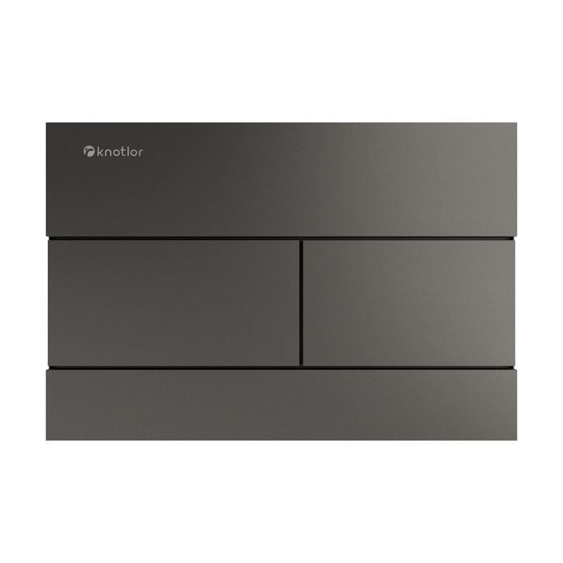 Клавиша смыва Knotlor BIS103GM, вороненая сталь