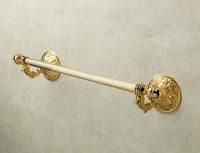 Stil Haus Noto Light, полотенцедержатель со стеклом Murano, длина 55 см, цвет золото