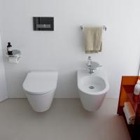 Laufen Kartell Биде подвесное 545х370х290мм с 1 отв. под смеситель, без боковых отв, цвет: белый