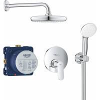 Душевая система GROHE Eurosmart Cosmopolitan с верхним душем Tempesta 210, хром (25219001) Душевая система GROHE Eurosmart Cosmopolitan с верхним душем Tempesta 210, хром (25219001)