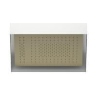 Fantini Acquafit Верхний душ 35х35см потолочный, 50х35см, 2 потока, встр.часть в компл, Matt British Gold PVD